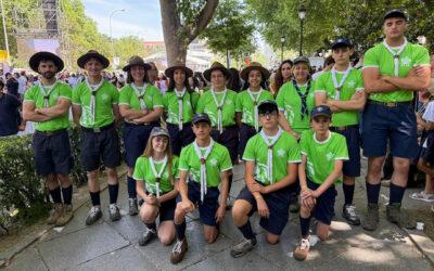 «Lion’s Hearts» de Sant Yago, junto al Papa en Madrid